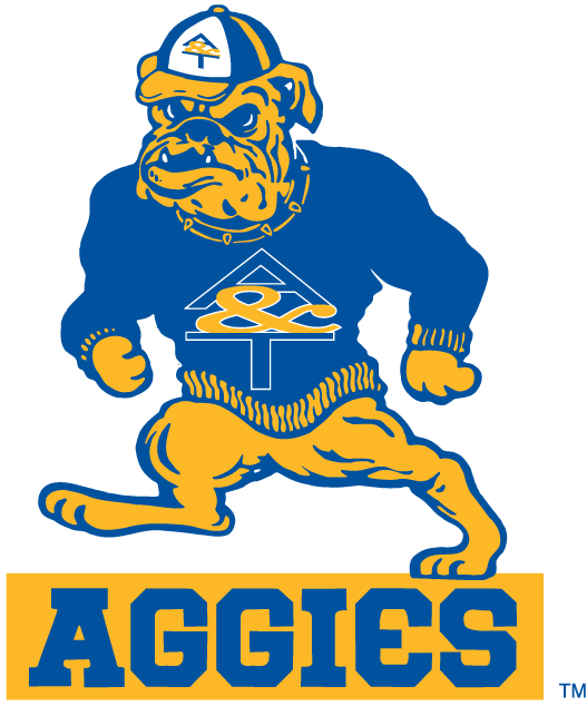 North Carolina A&T Aggies 1988-2005 Primary Logo iron on transfers for clothing
